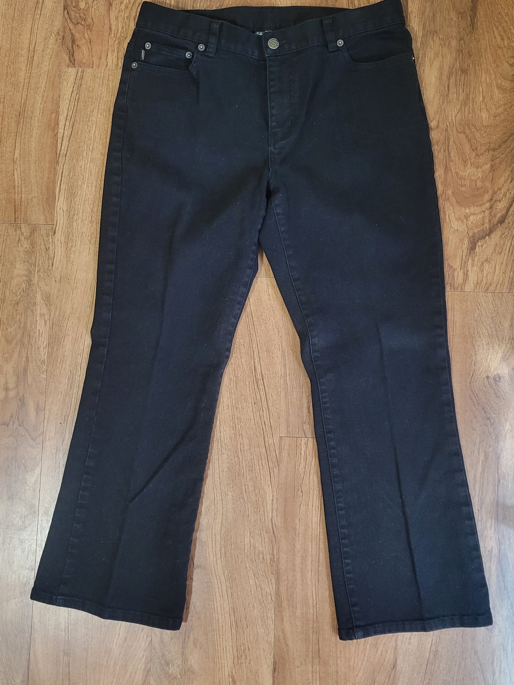 Ralph Lauren Black Denim Jeans with Green Label